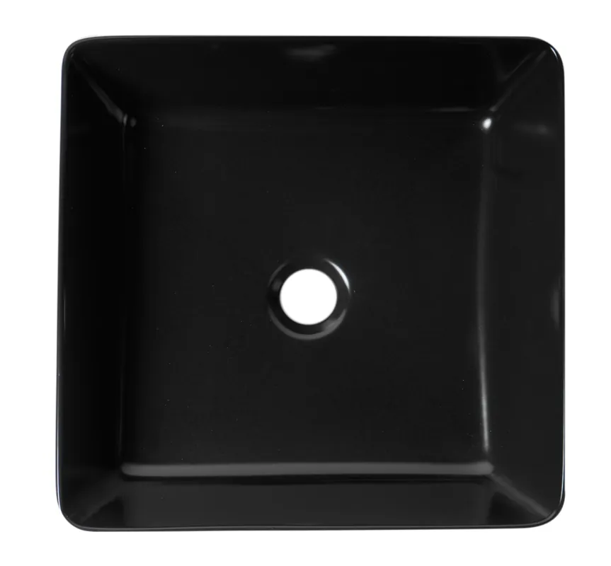 ALFI ABC903-BM Modern Square Above Mount Ceramic Sink