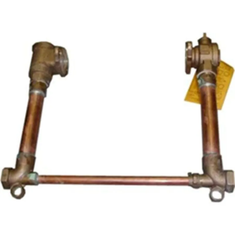 AY McDonald 5136-052 Meter Setter FIP x FIP Brass with Double Check Valve