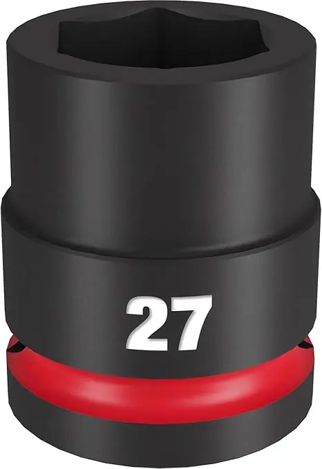 Milwaukee 49-66-6365 Shockwave Impact Duty 3/4 Drive 27MM Standard 6 Point Socket