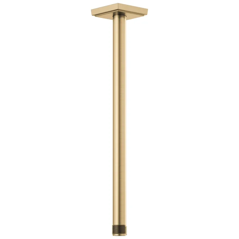Brizo RP101286GL Essential Shower Series 16 in Ceiling Mount Shower Arm and Flange Luxe Gold