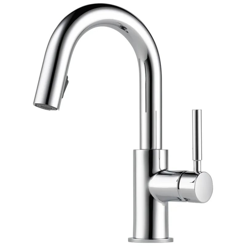 Brizo 63920LF-PC Solna Single Handle Pull Down Bar Faucet
