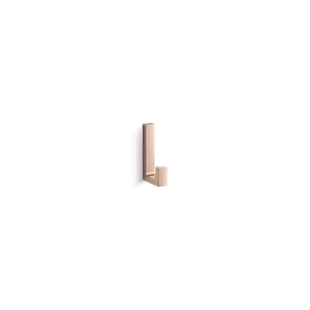 Kohler 27363-RGD Draft 1-Hook Robe Hook in Vibrant Rose Gold