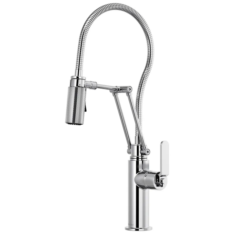 Brizo 63144LF-PC Litze Kitchen Faucet 1 Flat Lever ADA 1.8 Gallons per Minute