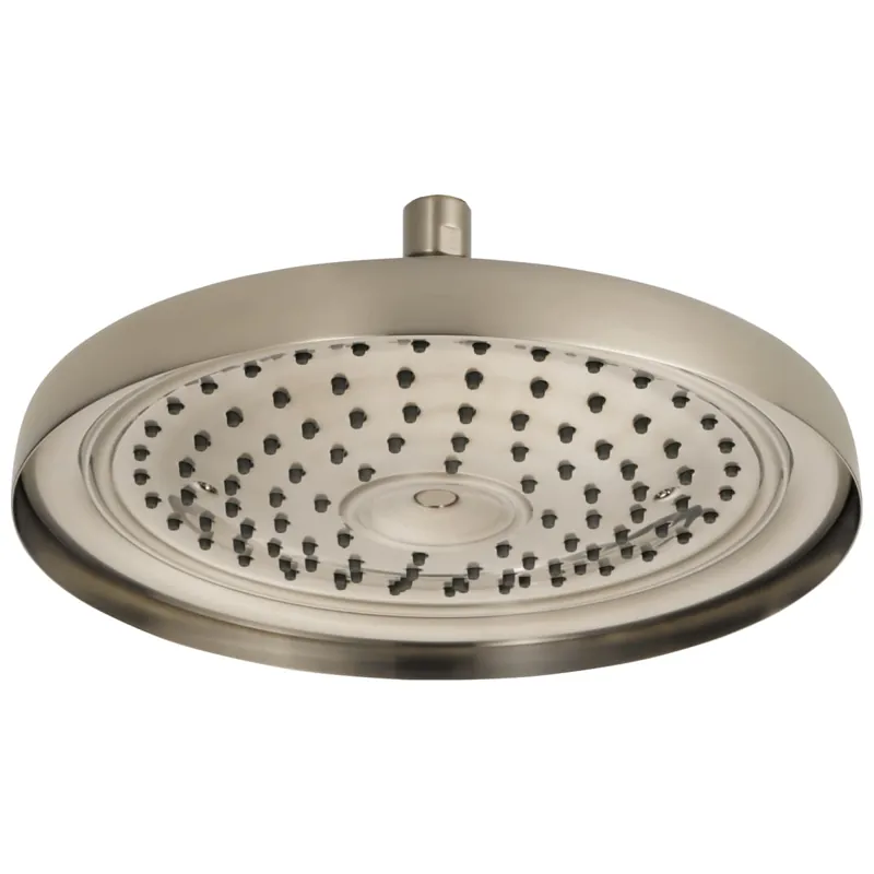 Brizo 83310-BN-2.5 Universal Showering 11 Inches Classic Round Single-Function Raincan Shower Head 2.5 GPM