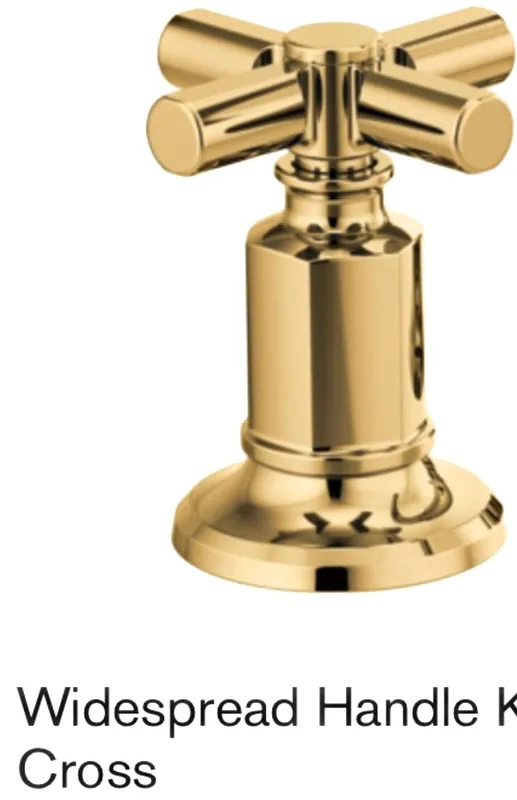 BRIZO 65377LF-PGLHP Invari Two Handle Widespread Bathroom Sink Faucet 1.5 GPM