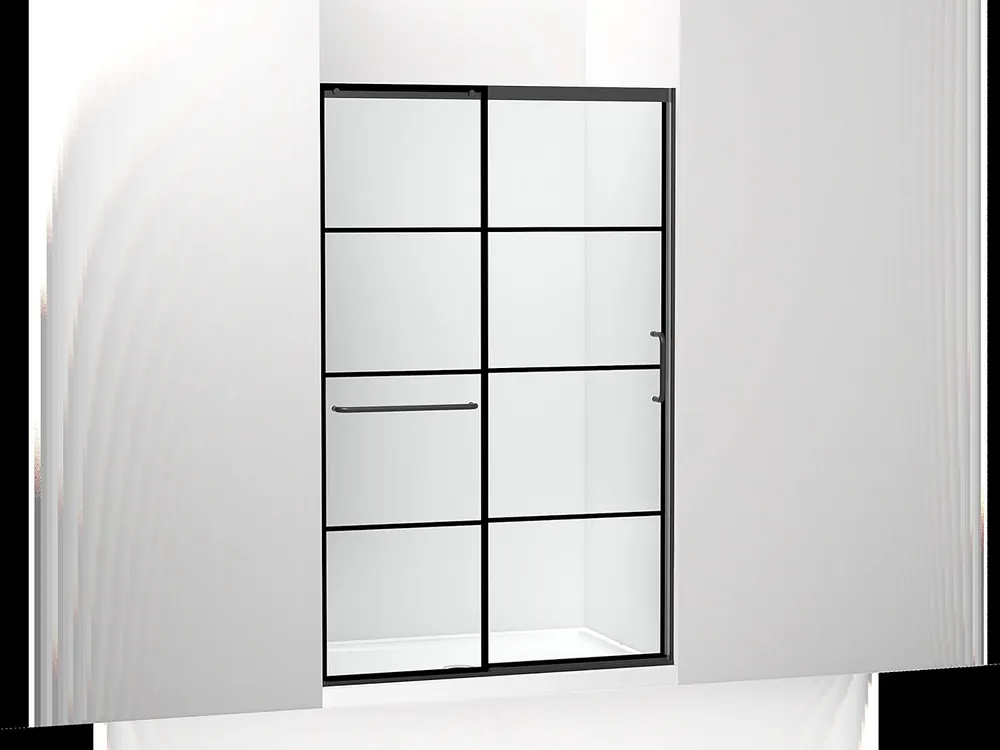 KOHLER 707613-8G79-BL Elate Tall Sliding Shower Door 75-1/2-in H X 44-1/4 - 47-5/8-in W