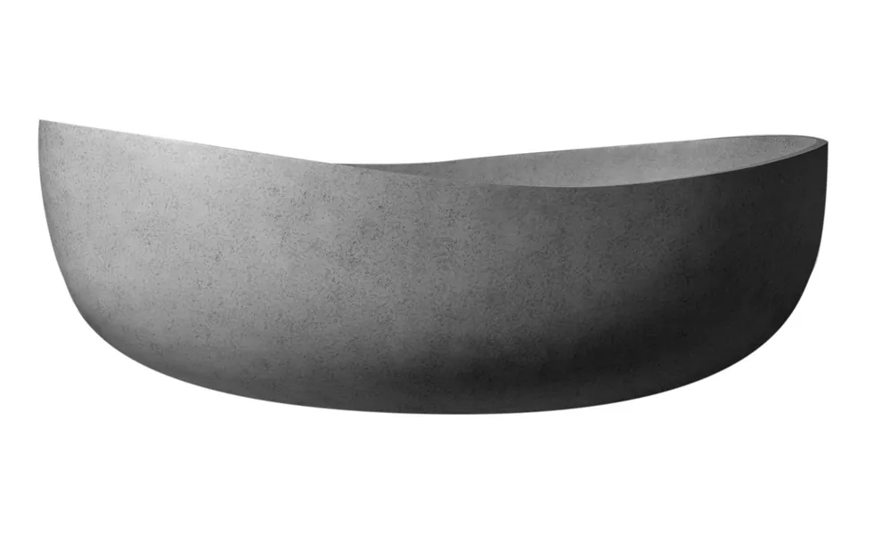 ALFI ABCO63TUB Solid Concrete Oval Bathtub 63 inches