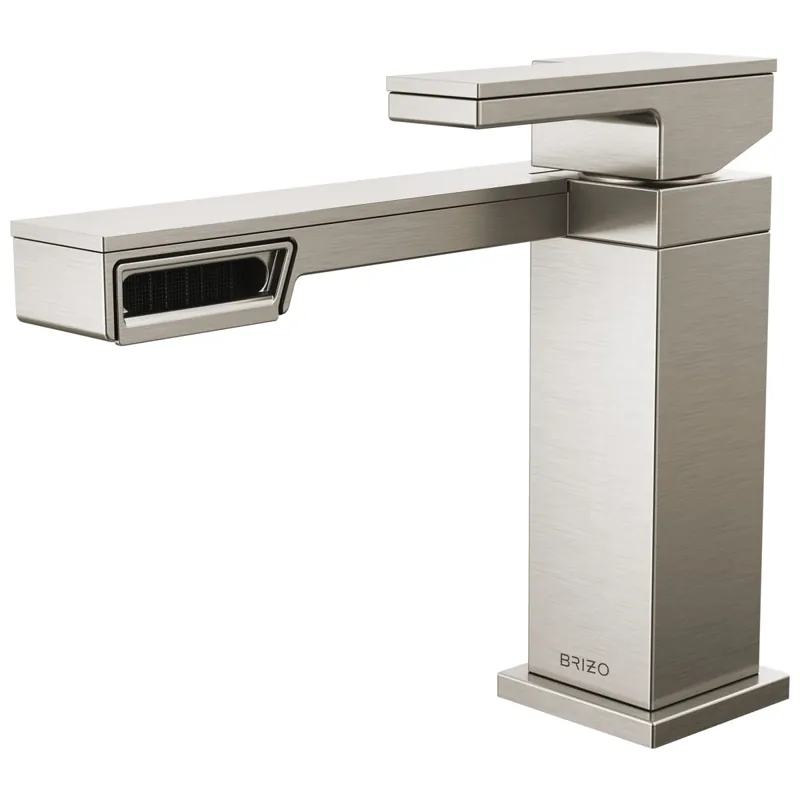 Brizo 65022LF-NK Frank Lloyd Wright Single Handle Monoblock Bathroom Sink Faucet