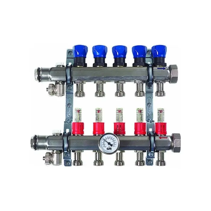 VIEGA 15904 6 Outlet Manifold W/Flow Meter