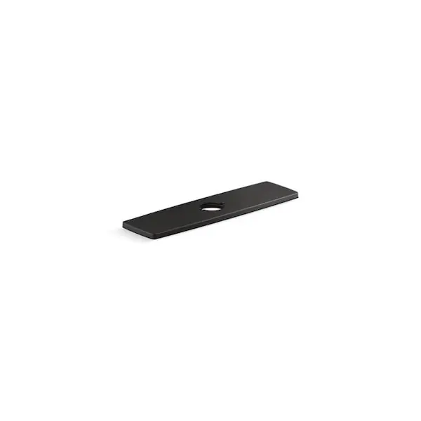 Kohler 24462-BL Riff Three-Hole Kitchen Faucet Escutcheon