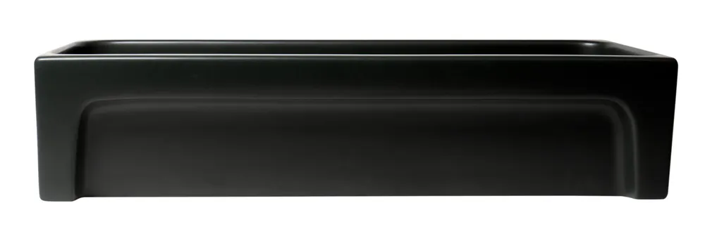 ALFI AB36TRBM 36 in. Trough Vessel Bathroom Sink Fireclay
