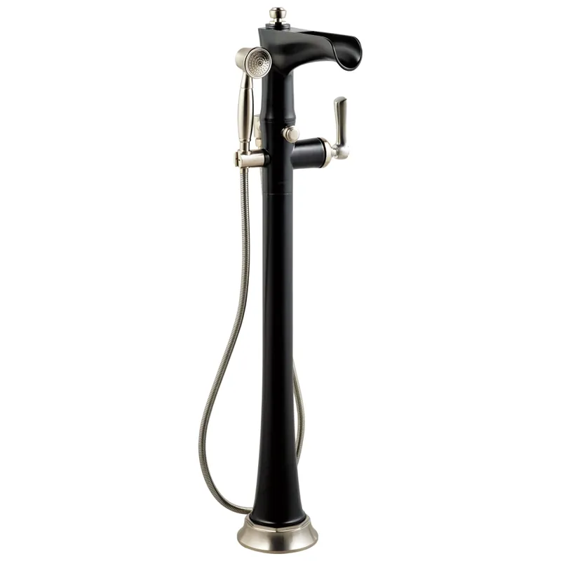 Brizo T70161-NKBL Rook Single Lever Handle Floor Mount Filler