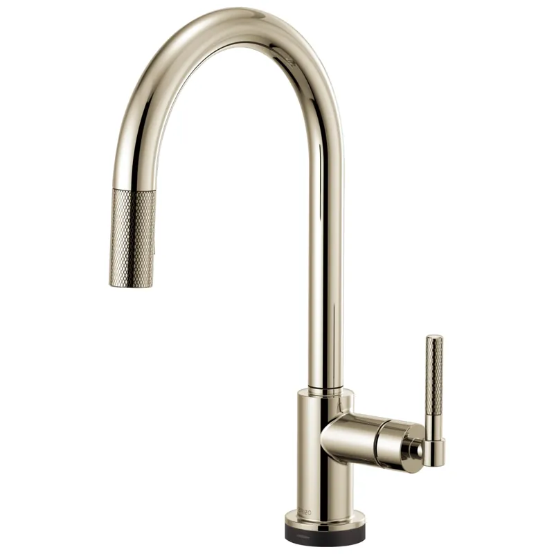 Brizo 64043LF-PN Litze Single Handle Pull Down Kitchen Faucet