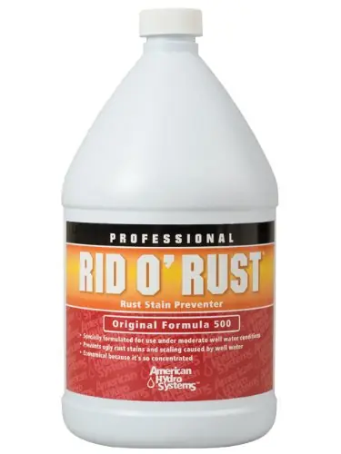 Pro Products 2656 Rid O-Rust Water Formula 500 Original 1 Quart