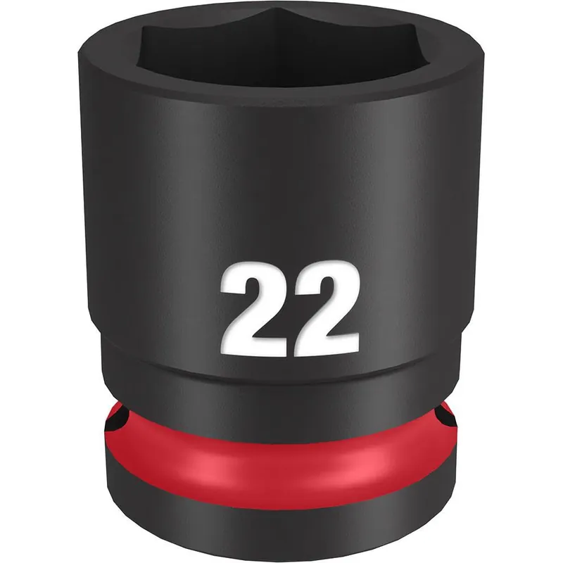 Milwaukee 49-66-6254 Shockwave Impact Duty 1/2 inches Drive 22MM Standard 6 Point Socket