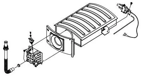 Bradford White 265-46693-05-41 ULN Burner & Feedline (URG250T)
