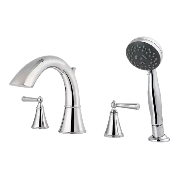 Pfister LG6-4GLC Saxton Two Handle Roman Tub Faucet with Handshower Trim Only