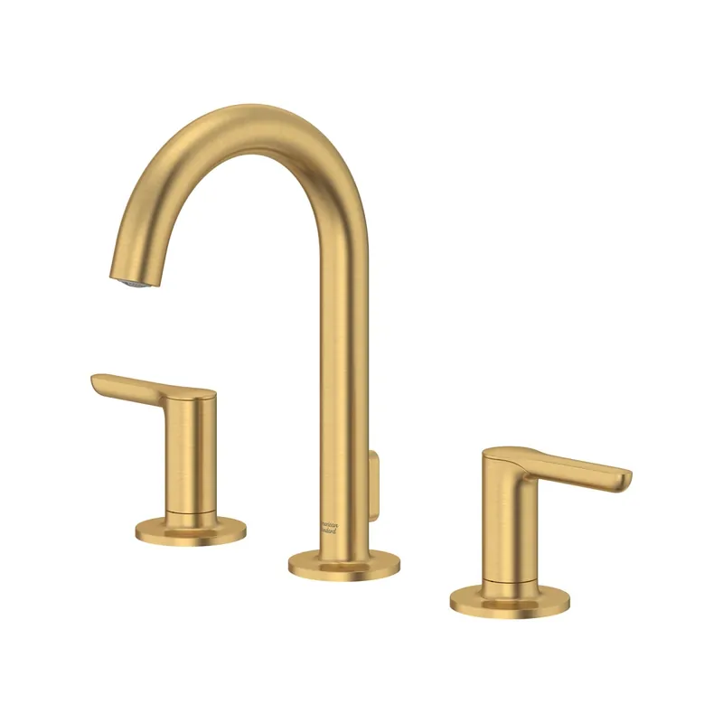 American Standard 7105801.GN0 Lavatory Faucet Studio S Widespread 8 Inch 2 Lever 1.2GPM