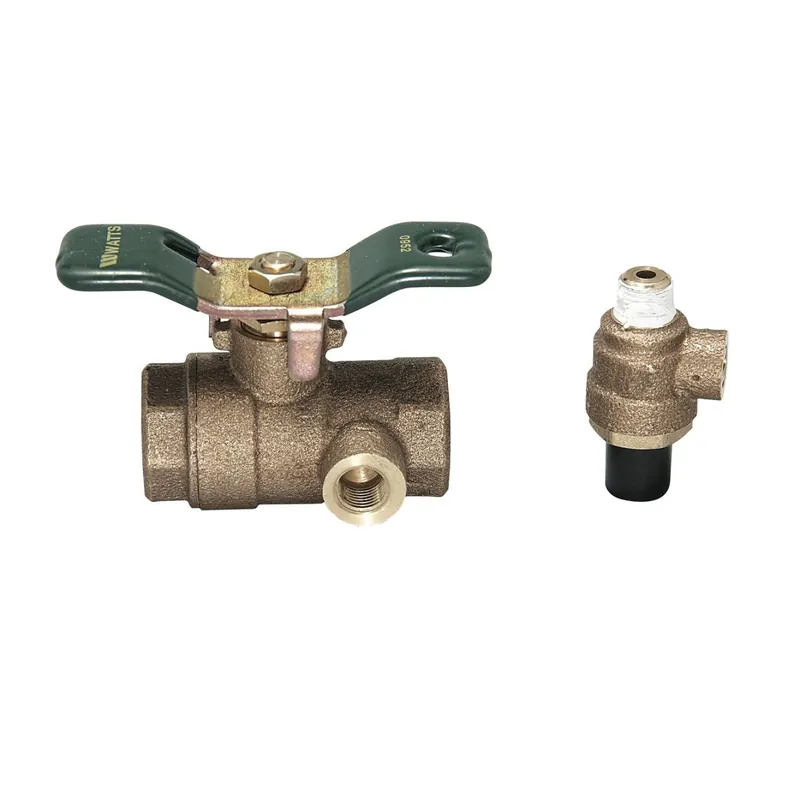 WATTS FBV-TC-TH 1 Replacement Ball Valve for 800M4 Pressure Vacuum Breakers (3/8 inches - 1/2 inches)