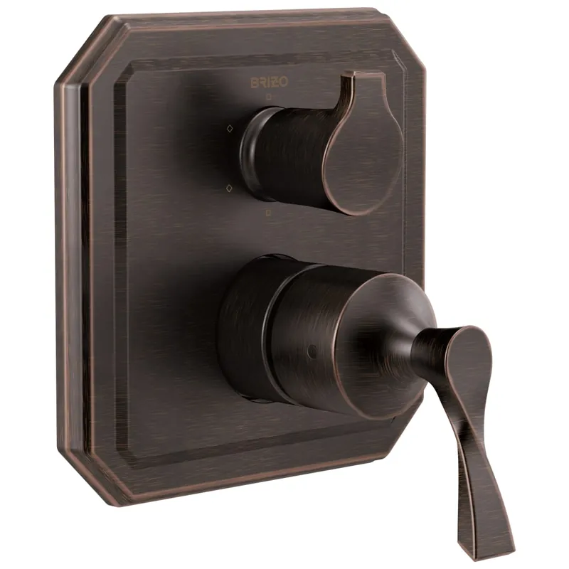 Brizo T75P630-RB Virage Pressure Balance Valve with Integrated 6-Function Diverter Trim