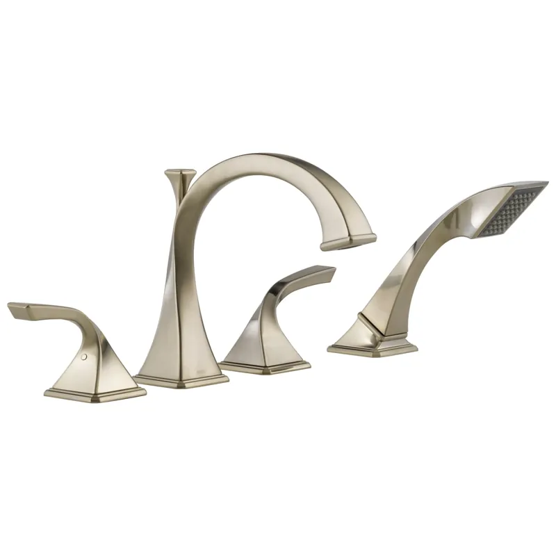 Brizo T67430-BN Virage Two Handle Roman Tub Faucet with Handshower Trim Only R64707