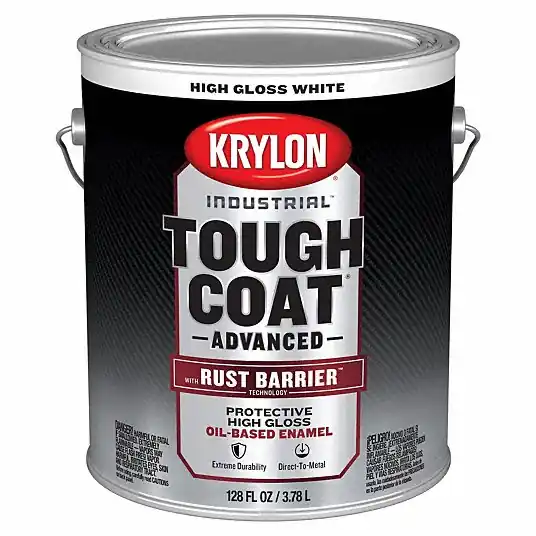 KRYLON K00921008 Tough Coat Adv W/Rust Barrier White 1 Gal.