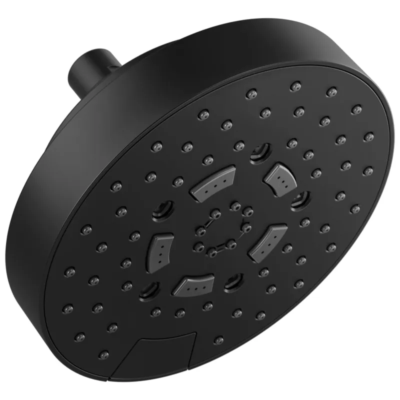 Brizo 87492-BL-2.5 Universal Showering 7 Inches Linear Round H2Okinetic Multi-Function Wall Mount Shower Head