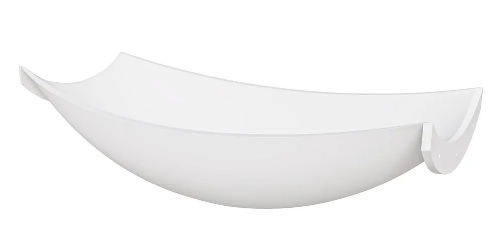 Alfi HAMMOCKTUB2-WM HammockTub2-WM 71 inches Solid Surface Resin Suspended Wall Mounted Hammock Bathtub