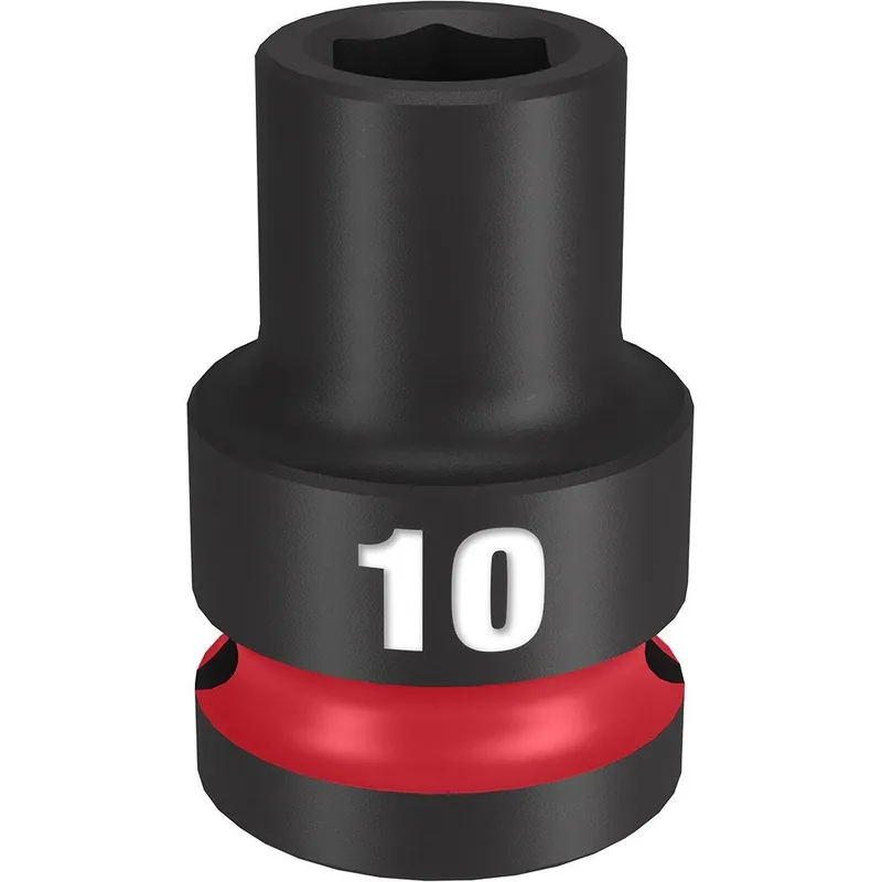 Milwaukee 49-66-6242 Shockwave Impact Duty 1/2 inches Drive 10MM Standard 6 Point Socket