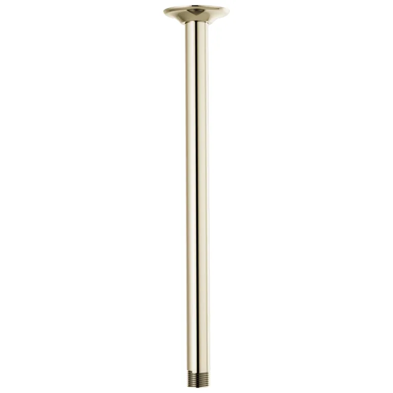 Brizo RP100470PN Essential 14 in. Ceiling Mount Shower Arm and Flange