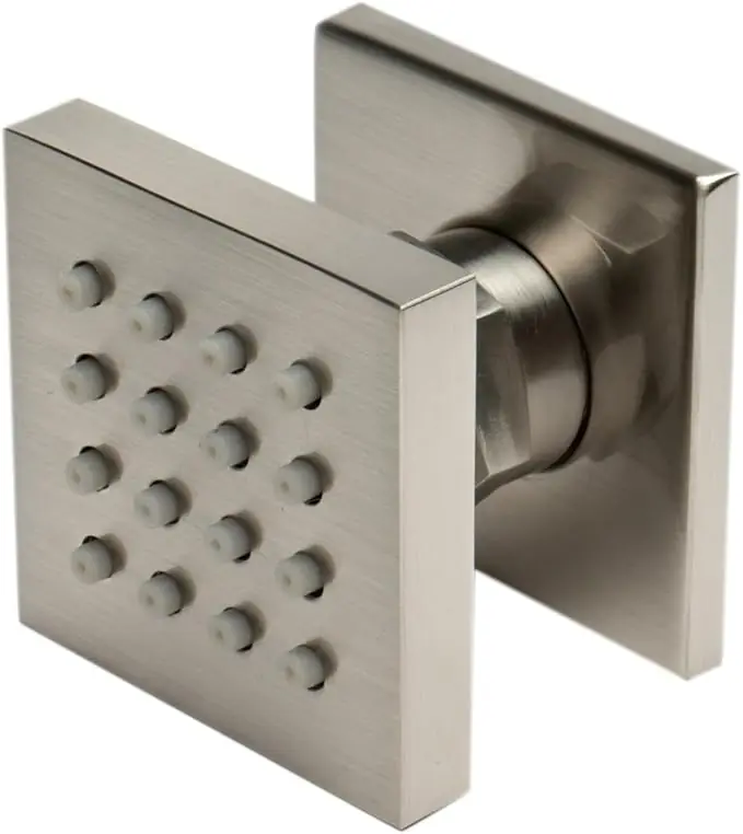 ALFI AB3820-BM Body Spray 2 Inch Square Adjustable Shower Body Spray