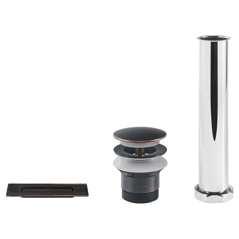 American Standard 1614305 Town Square S Freestanding Bathtub Overflow Cover and Drain Kit