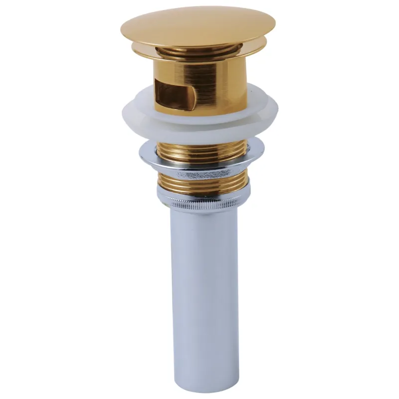 Brizo RP72414PG Brass Push-Pull Drain in Polished Gold