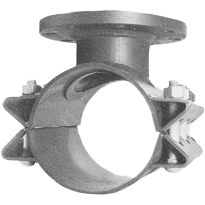 JCM INDUSTRIES 422-0905X8 8 inches x 8 inches Carbon Flanged Tapping Saddle