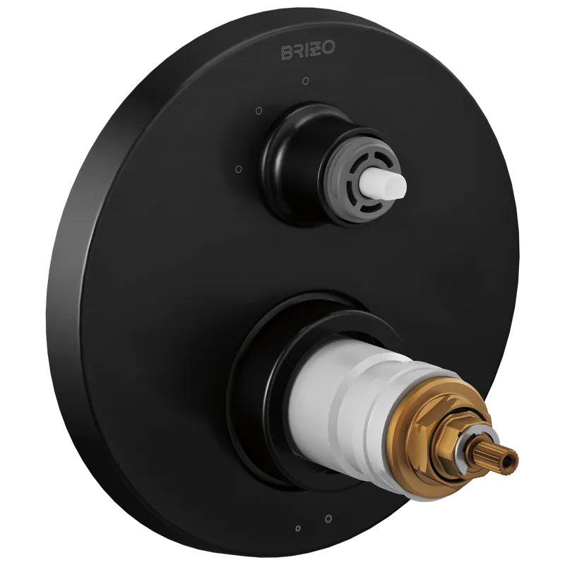 Brizo T75535-BLLHP Litze TempAssure Thermostatic Valve with 3-Function Diverter Trim