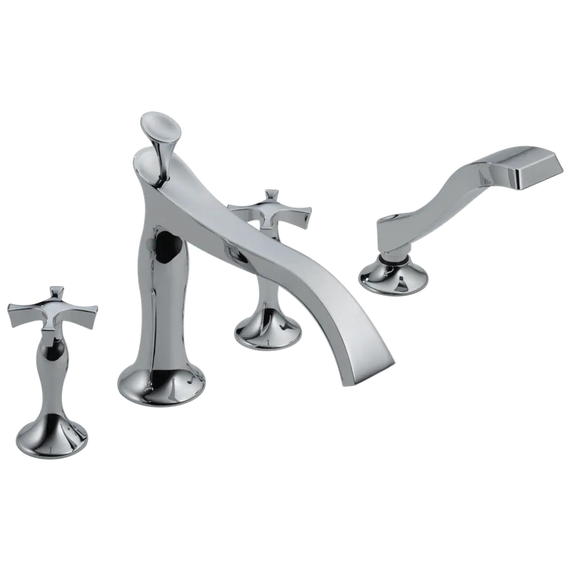 Brizo T67490-PCLHP RSVP Four Hole Roman Tub Trim with Hand Shower