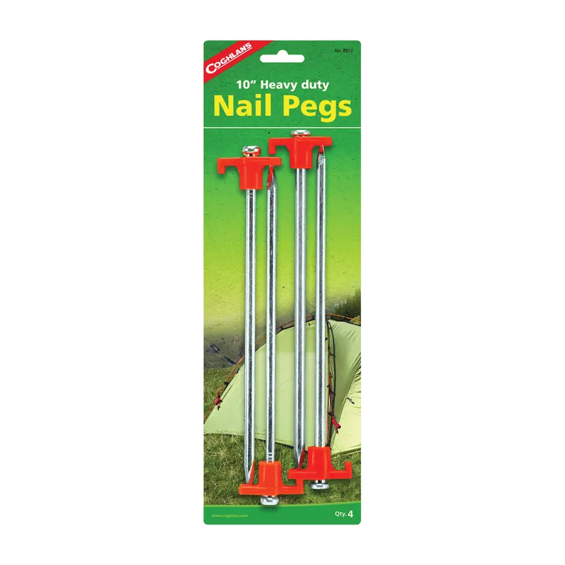 Coghlan 8312 Nail Peg 10 in L Steel