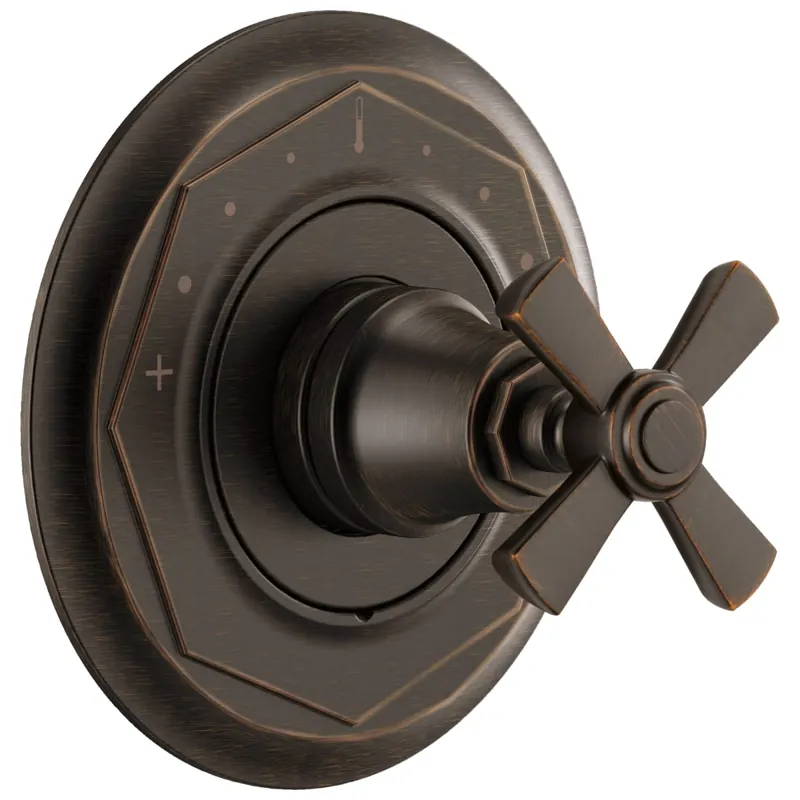 Brizo T66T061-RB Rook Sensori Thermostatic Valve Trim - Cross