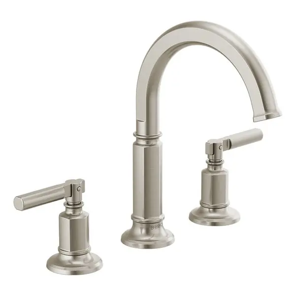 Brizo 65376LF-NKLHP-ECO Invari Two Handle Widespread Bathroom Sink Faucet