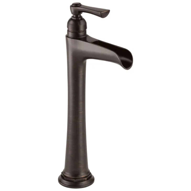 Brizo 65461LF-RB Rook Single Handle Vessel Filler Bathroom Sink Faucet 1.5 GPM