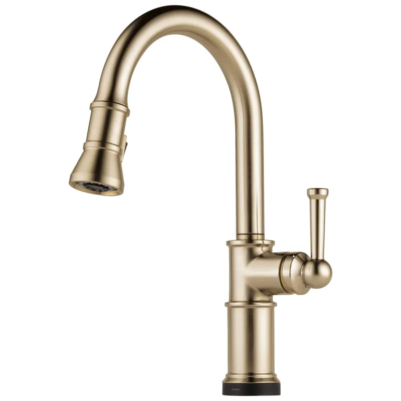 Brizo 64025LF-GL Artesso Single Handle Pull Down Kitchen Faucet