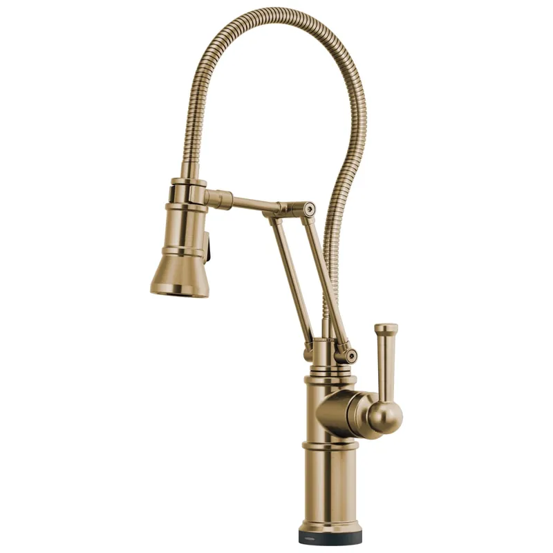 Brizo 64125LF-GL Artesso Single Handle Pull Out Kitchen Faucet