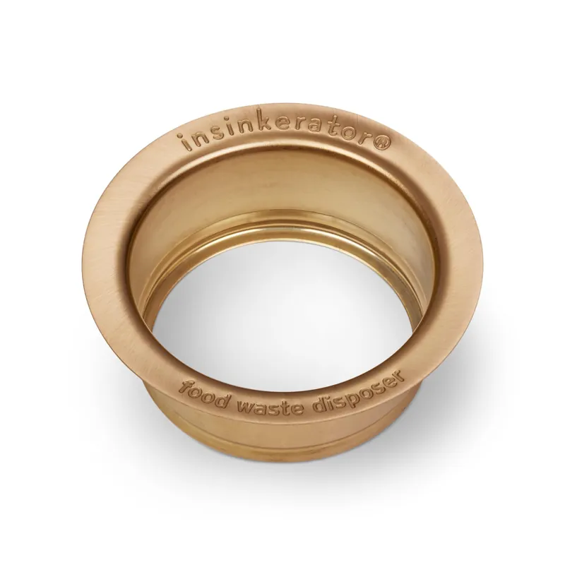 InSinkErator FLG-BB Sink Flange Brushed Bronze 4-1/2 x 4-1/2 x 1-3/4 Inch