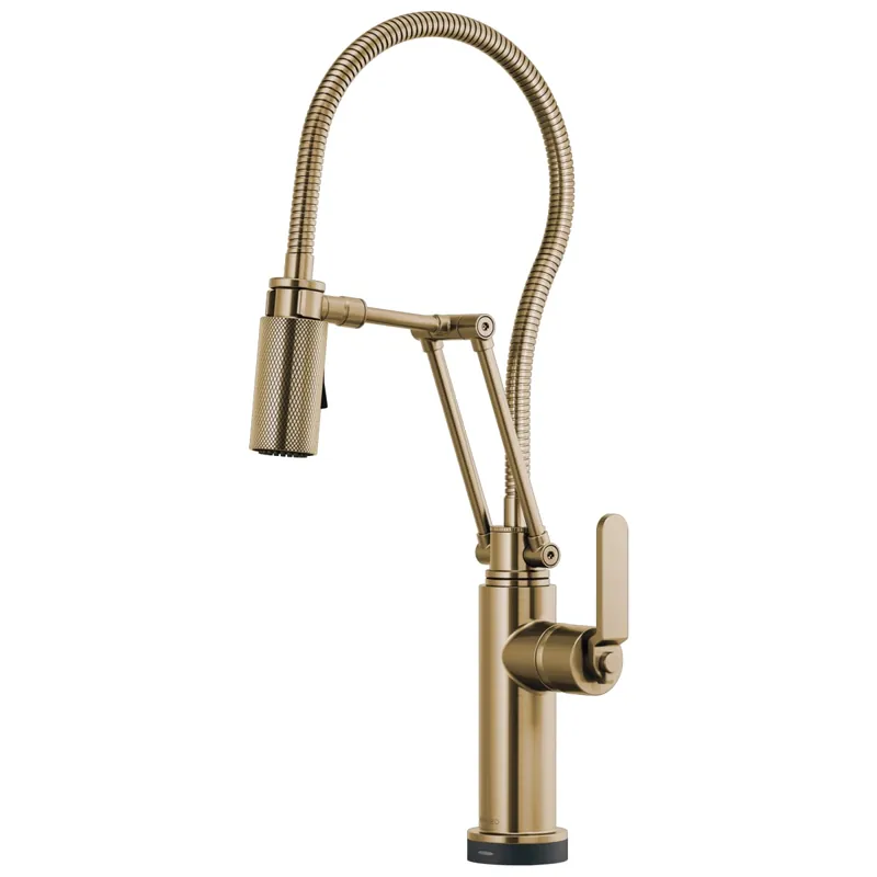 Brizo 64144LF-GL Litze SmartTouch Articulating Kitchen Faucet