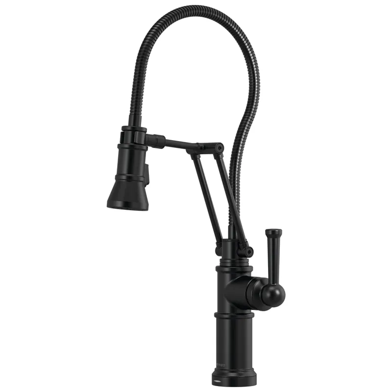 Brizo 64125LF-BL Artesso Smarttouch Articulating Faucet With Finished Hose