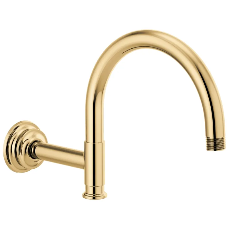 Brizo RP100326PG Invari 12 1/8 inches Arc Shower Arm And Flange