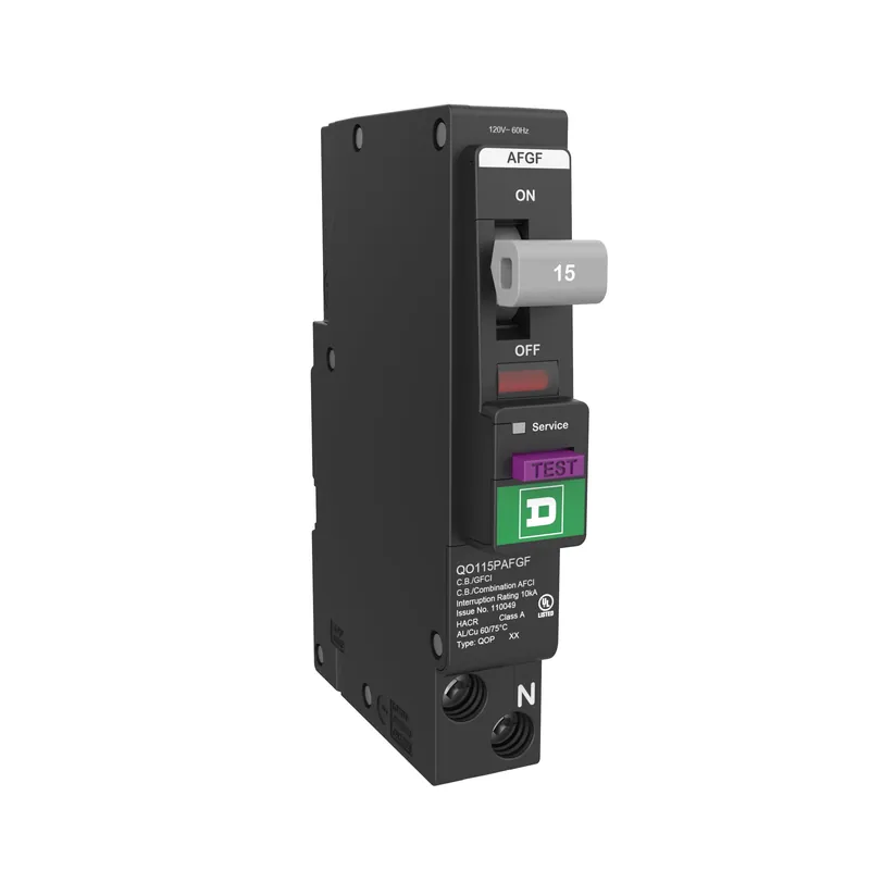 Schneider Electric QO120PDFC QO 20-Amp 1-Pole Dual Function AFCI/GFCI Plug-On Neutral Circuit Breaker
