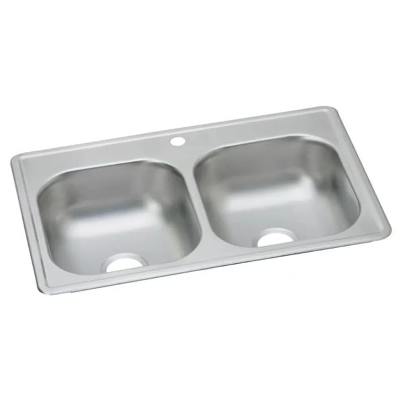DAYTON D233191 Double Bowl Kitchen Sink 33 x 19 in. Replacement MPN