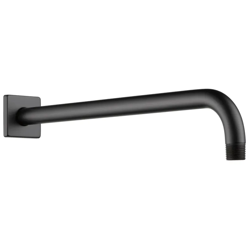 Brizo RP71650BL Siderna 16 in. Shower Arm and Flange in Matte Black
