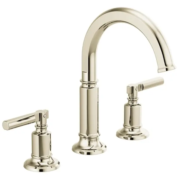 Brizo 65376LF-PNLHP Two Handle Widespread Bathroom Sink Faucet (Handles Sold Separately)